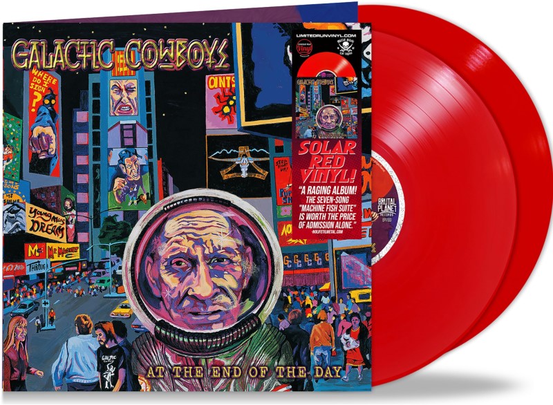 Galactic Cowboys/At The End Of The Day (Solar Red Vinyl)@Amped Exclusive