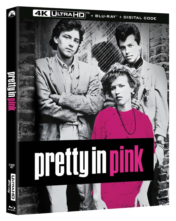 Pretty in Pink (1986)/Molly Ringwald, Harry Dean Stanton, and Jon Cryer@PG-13@4K Ultra HD + Blu-ray