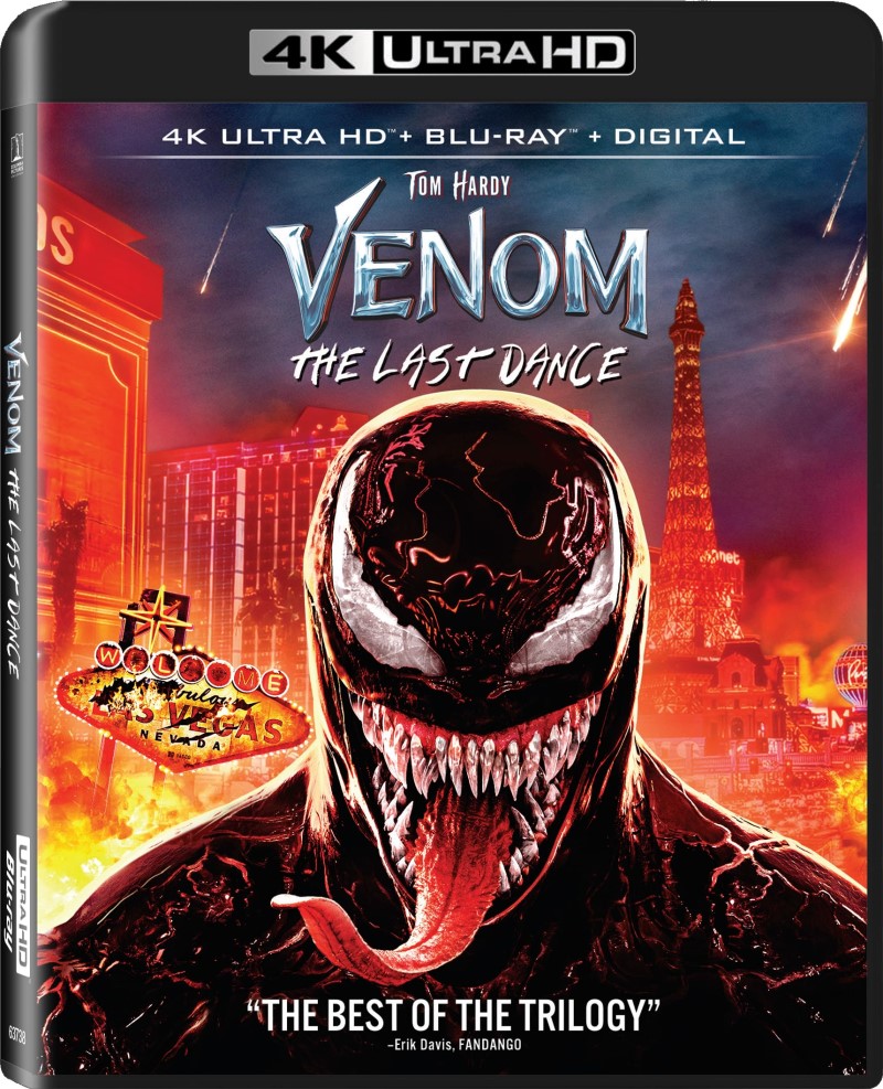 Venom: The Last Dance (2024)/Tom Hardy, Chiwetel Ejiofor, and Juno Temple@PG-13@4K Ultra HD + Blu-ray