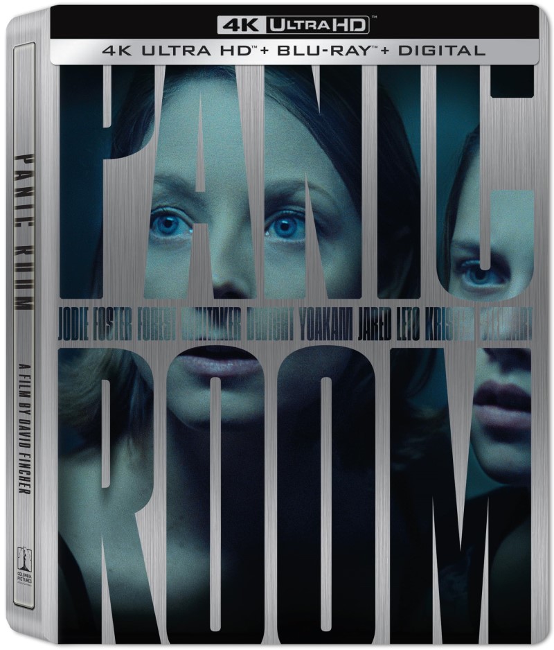Panic Room (2002) (SteelBook)/Jodie Foster, Kristen Stewart, and Forest Whitaker@R@4K Ultra HD + Blu-ray