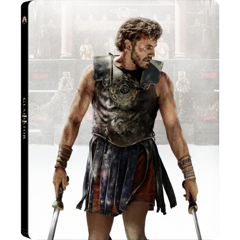 Gladiator II (2024) (SteelBook)/Paul Mescal, Pedro Pascal, and Connie Nielsen@R@4K Ultra HD + Blu-ray