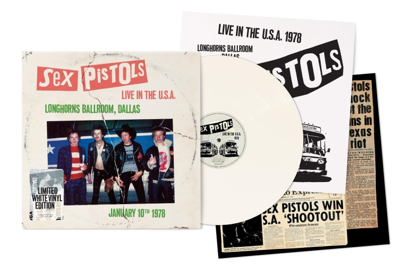 Sex Pistols/Live In The U.S.A. 1978 - Longhorns Ballroom, Dallas (White Vinyl)@LP