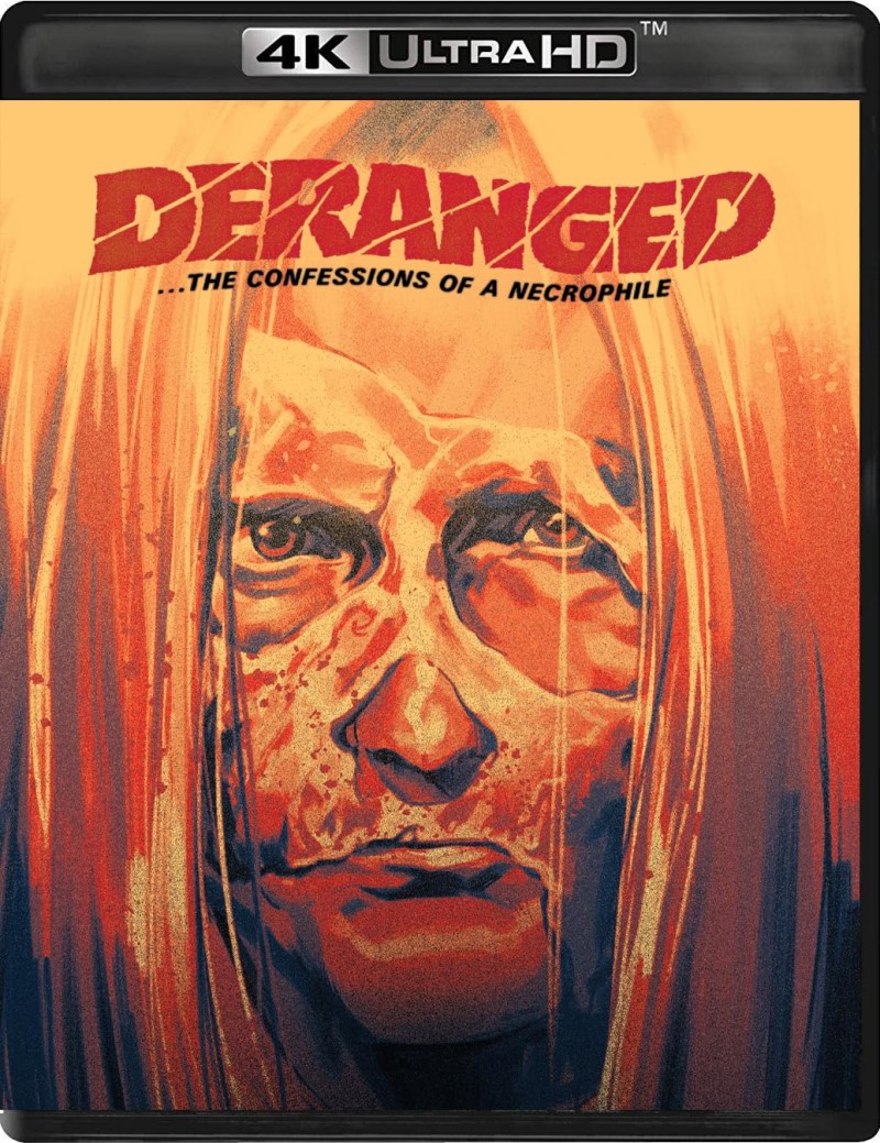 Deranged (1974) (Vinegar Syndrome) (Limited Edition)/Roberts Blossom, Cosette Lee, and Leslie Carlson@Not Rated@4K Ultra HD + Blu-ray