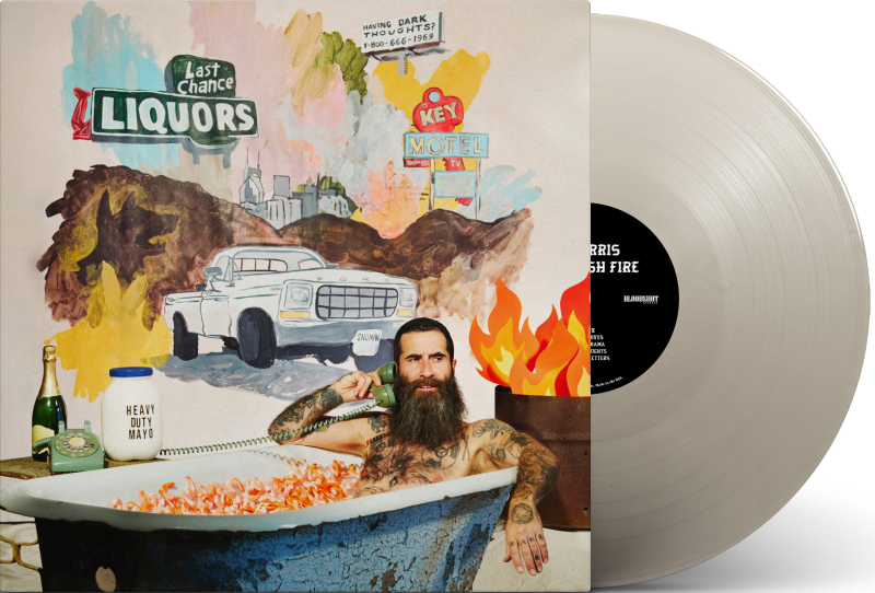 JP Harris/JP Harris Is A Trash Fire (METALLIC SILVER VINYL)