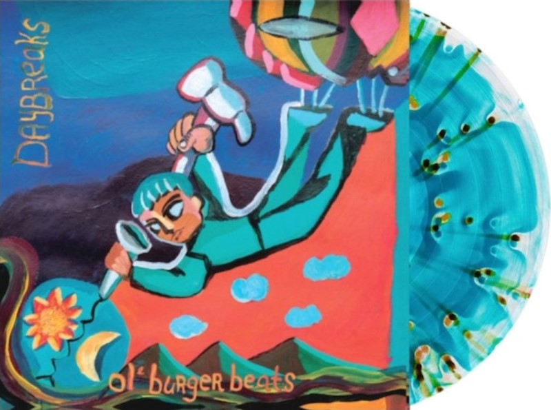 Ol' Burger Beats/Daybreaks (Ghostly Sea Blue w/ Black & Green Splatter Vinyl)