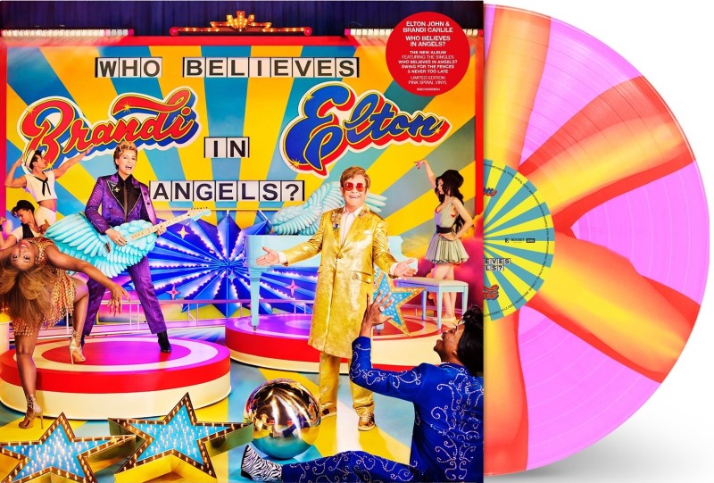 Elton John & Brandi Carlile/Who Believes in Angels? (Pink Spiral Vinyl)@Indie Exclusive