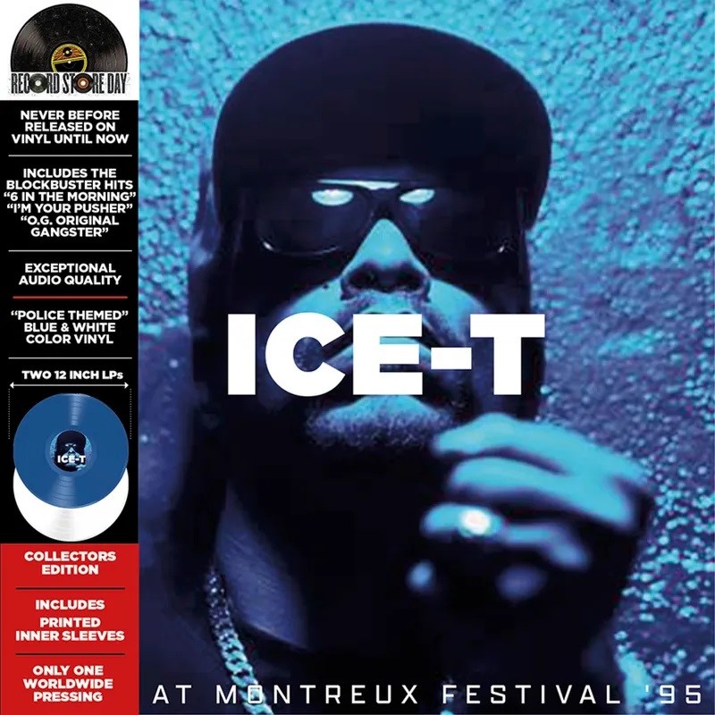 Ice-T/Live at The Miles Davis Hall - Montreux 1995 (Blue/White Vinyl)@RSD Exclusive / Ltd. 3000 USA@2LP