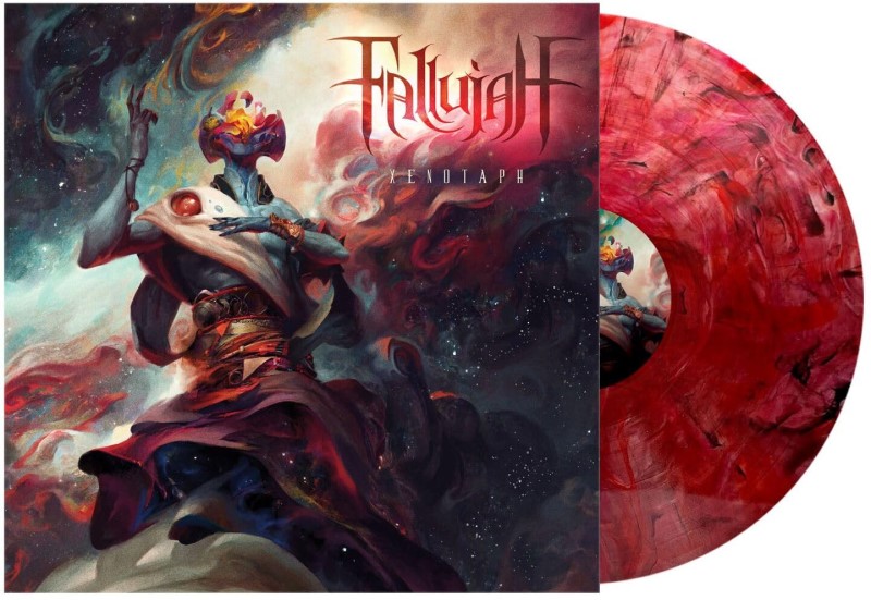 Fallujah/Xenotaph - Red Black Swirl@Amped Exclusive