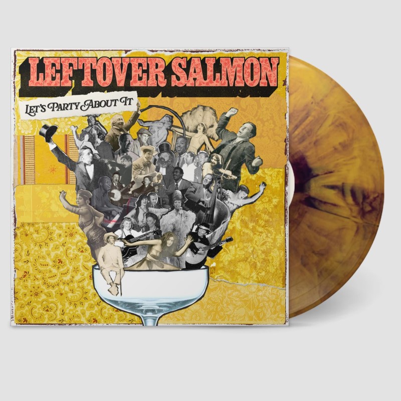 Leftover Salmon/Let's Party About It (Deep Yellow/Purple Twisted Vinyl)