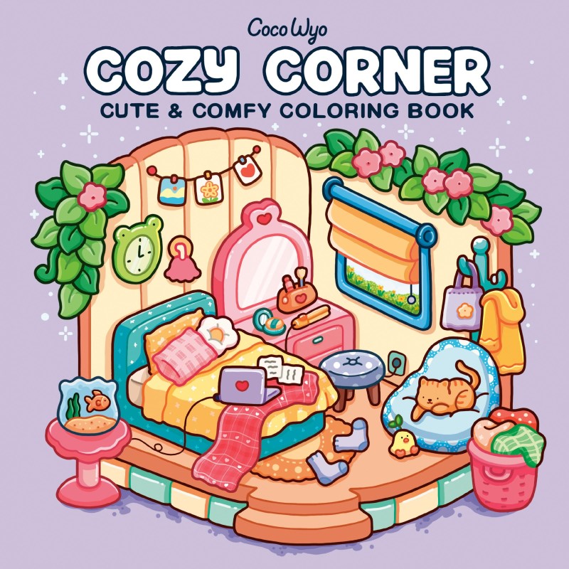 Coco Wyo/Cozy Corner@Coloring Book for Adults and Kids