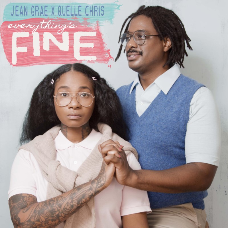 Jean Grae & Quelle Chris/Everything's Fine (ICE BLUE, PURPLE, BUBBLE GUM VINYL)