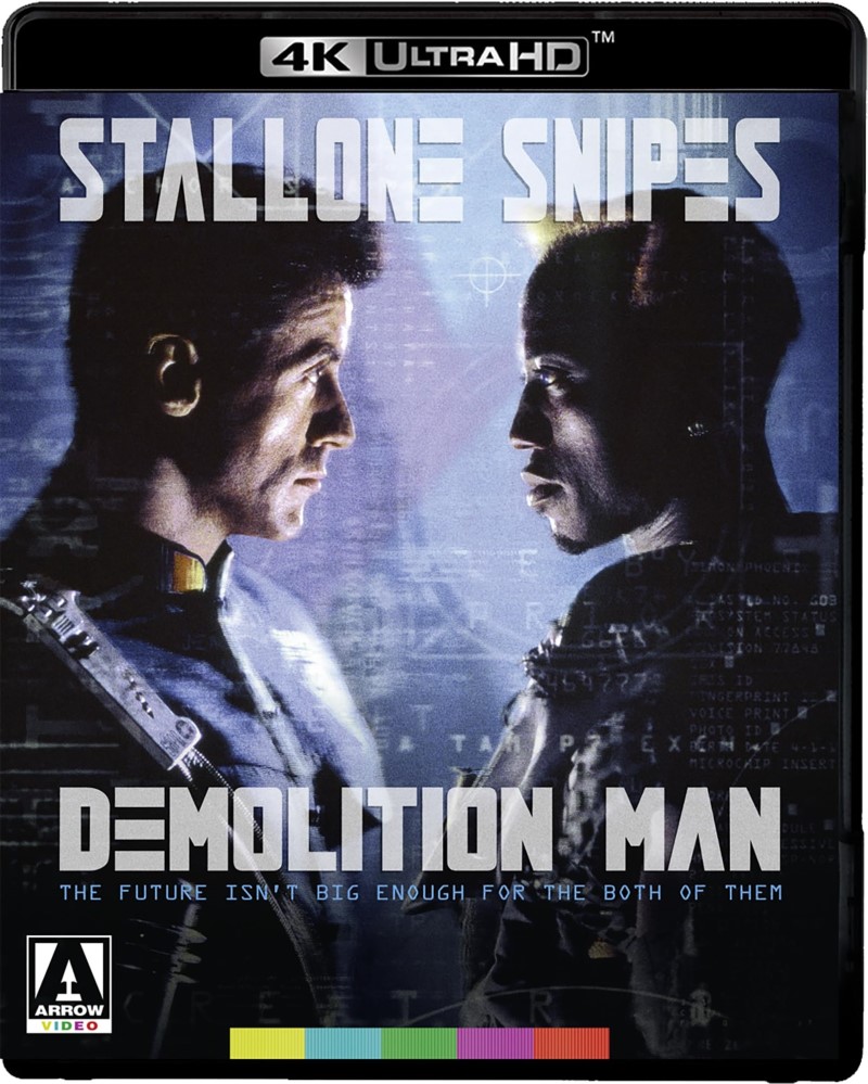 Demolition Man (1993) (Arrow Films)/Sylvester Stallone, Wesley Snipes, and Sandra Bullock@R@4K Ultra HD