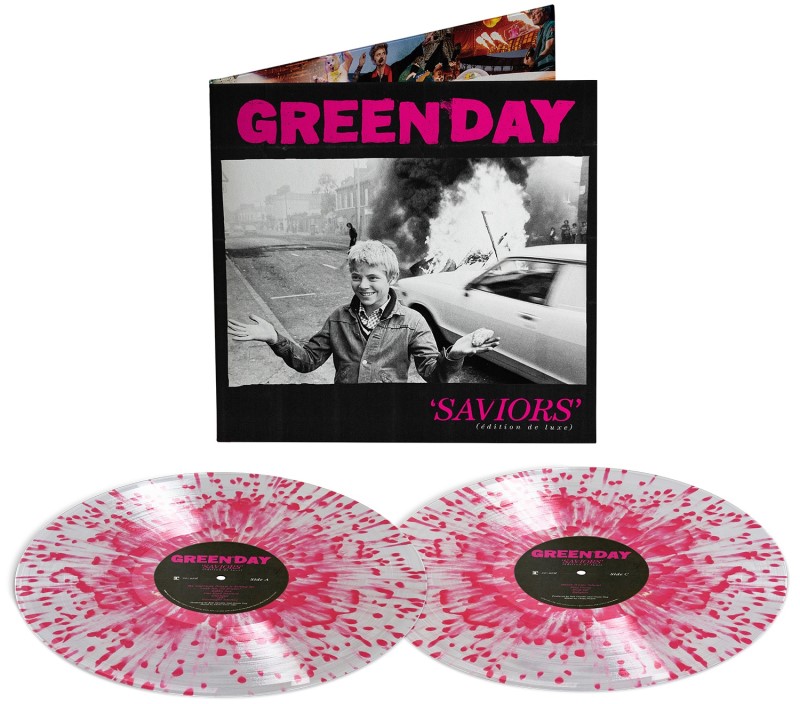 Green Day/Saviors (édition de luxe) (Clear w/ Hot Pink Splatter Vinyl)@Indie Exclusive@2LP