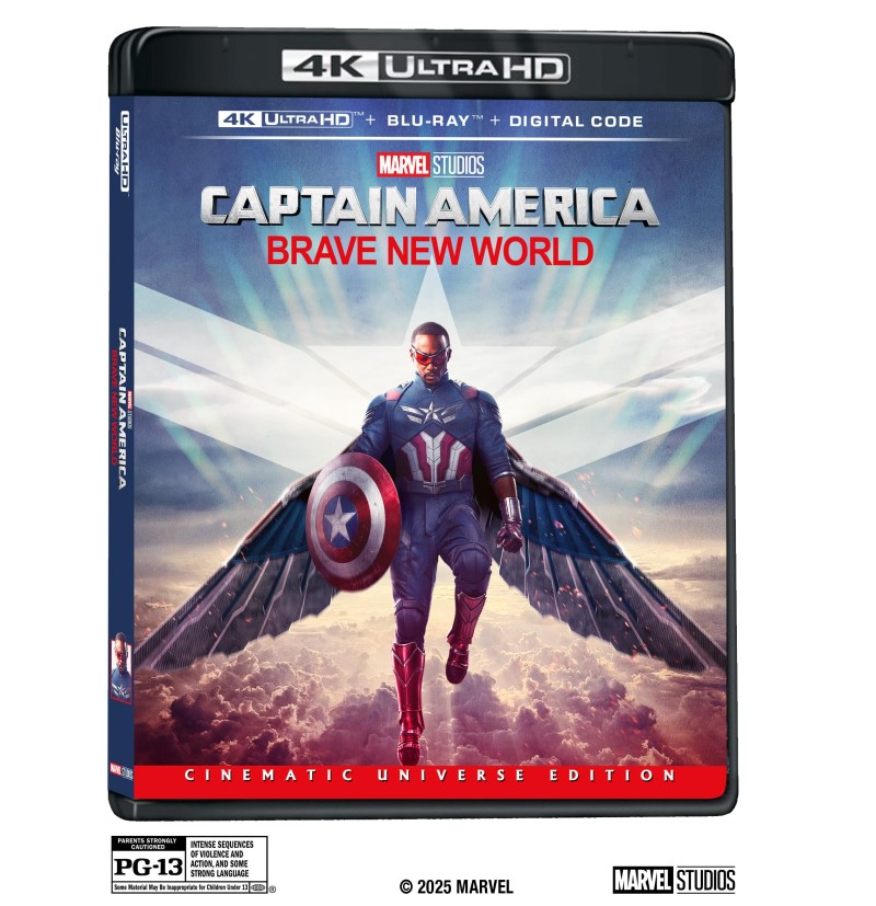Captain America: Brave New World (2025)/Anthony Mackie, Danny Ramirez, and Harrison Ford@PG-13@4K Ultra HD + Blu-ray