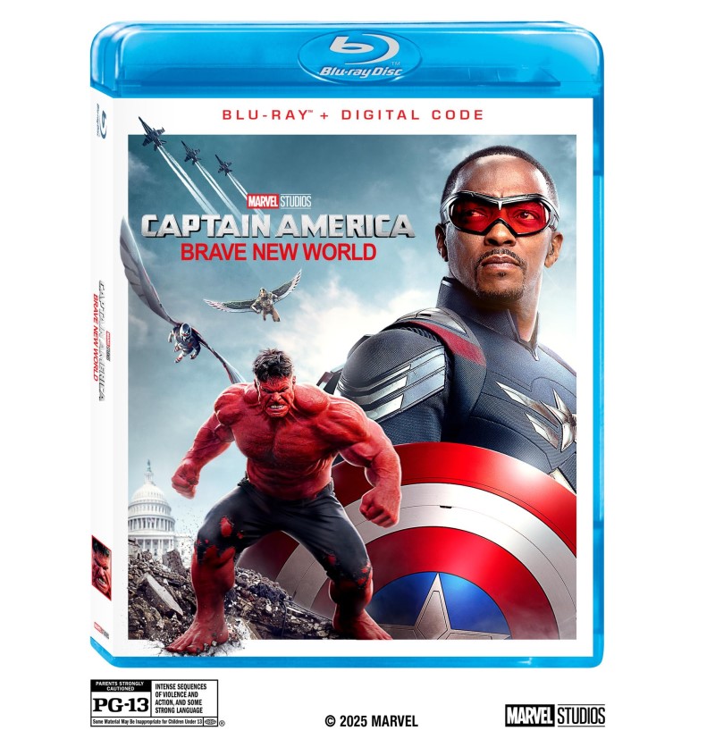 Captain America: Brave New World (2025)/Anthony Mackie, Danny Ramirez, and Harrison Ford@PG-13@Blu-ray