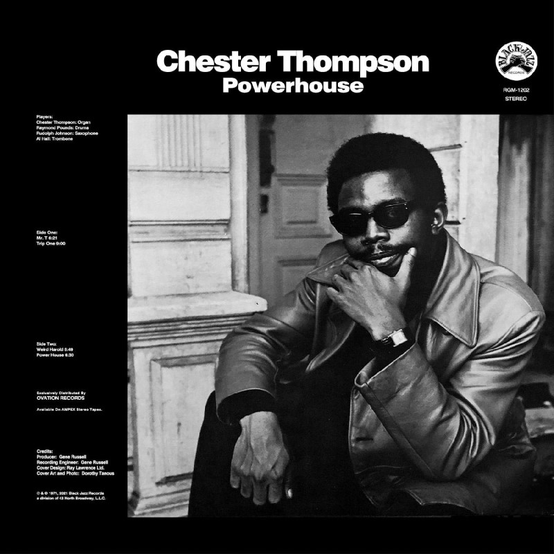 Chester Thompson/Powerhouse (BLUE WITH BLACK SWIRL VINYL)