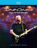 David Gilmour Remember That Night Live At T Clr Blu Ray Digipak 