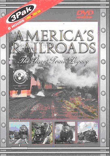 Steam Train Legacy/America's Railroads@Clr/Bw@Nr/3 Dvd