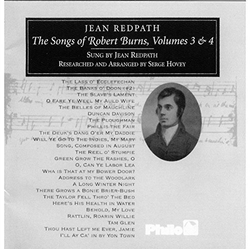 Jean Redpath Vol. 3 4 Songs Of Robert Bur 