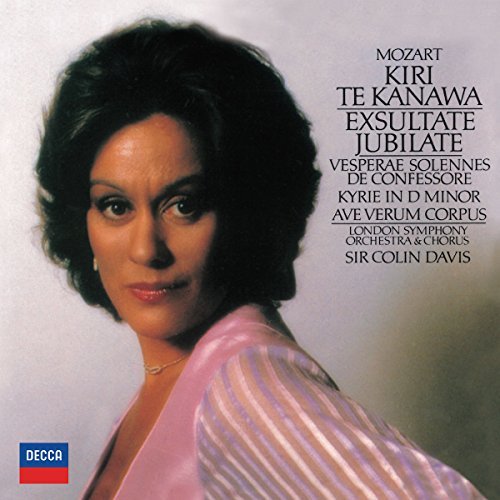 Wolfgang Amadeus Mozart/Exsultate Jubilate/Vesperae/Ky@Te Kanawa*kiri (Sop)@Davis/London So