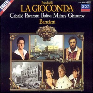 A. Ponchielli Gioconda Comp Opera Caballe Pavarotti Baltsa & Bartoletti Natl Po 