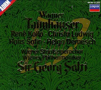 R. Wagner Tannhauser Comp Opera Kollo Ludwig Dernesch Braun Solti Vienna Po 