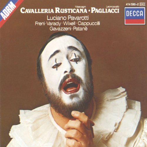 Mascagni/Leoncavallo/Cavalleria Rusticana/Pagliacci@Pavarotti/Freni/Wixell@Gavazzini & Patane/Natl Phil
