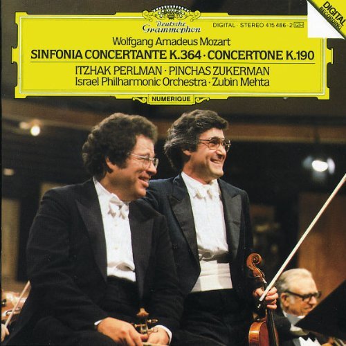 Wolfgang Amadeus Mozart/Sinf Concertante/Concertone@Perlman (Vn)/Zukerman (Va)@Mehta/Israel Po