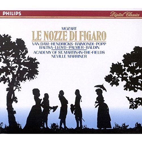 W.A. Mozart/Marriage Of Figaro-Comp Opera@Popp/Van Dam/Hendricks/Baltsa@Marriner/Asmf