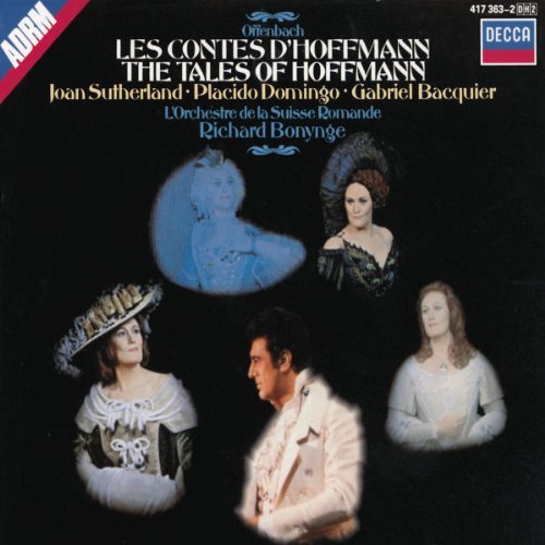 J. Offenbach/Tales Of Hoffmann-Comp Opera@Sutherland/Domingo/Tourangeau@Bonymge/Suisse Romande Orch
