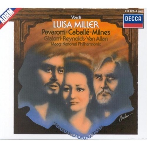 G. Verdi Luisa Miller Comp Opera Pavarotti (ten) Caballe (sop) Maag Natl Po 