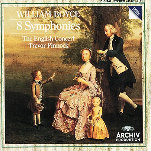 W. Boyce/Sym 1-8@Pinnock/English Concert