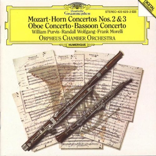 W.A. Mozart/Con Hn 2/3/Con Ob/Con Bsn@Purvis/Wolfgang/Morelli@Orpheus Co
