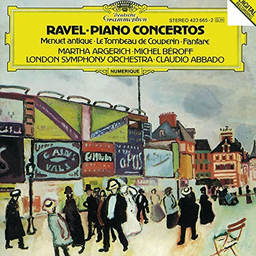 Joseph-Maurice Ravel/Con Pno (2)/Fanfare/Menuet/Etc@Argerich (Pno)/Beroff (Pno)@Abbado/London So