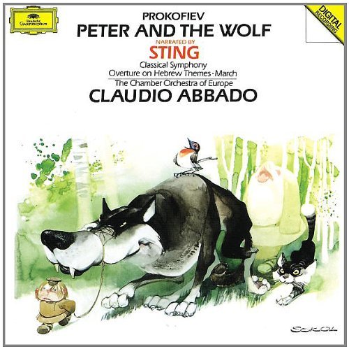 S. Prokofiev/Peter & Wolf/Sym 1/March@Sting (Nar)@Abbado/Co Of Europe