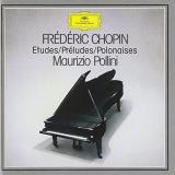 F. Chopin Etudes Preludes Polonaises Pollini*maurizio (pno) 3 CD Set 