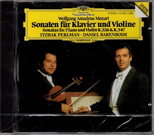 W.A. Mozart/Son Vn K526/547@Perlman (Vn)/Barenboim (Pno)