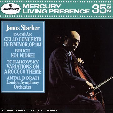 Dvorak/Tchaikovsky/Bruch/Con Vc/Var Rococo/Kol Nidrei@Starker*janos (Vc)@Dorati/London So