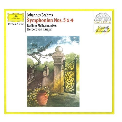 J. Brahms/Sym 3/4@Karajan/Berlin Phil