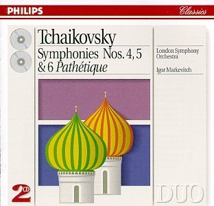 P.I. Tchaikovsky Sym 4 5 6 2 CD Set Markevitch London So 