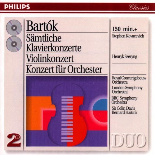 Piano Concerti/Violin Concerto/Piano Concerti/Violin Concerto@Kovacevich (Pno)/Szeryng (Vn)@Haitink/Royal Concertgebouw Or