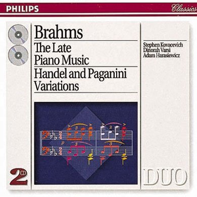 BRAHMS,J./Late Piano Music@Kovachevich/Varsi/Harasiewicz@2 Cd