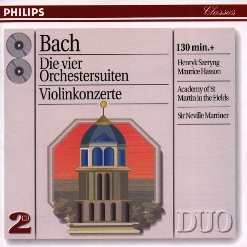 J.S. Bach/4 Orchestral Suites/Violin Con@Szeryng (Vn)/Hasson (Vn)@Marriner/Asmf