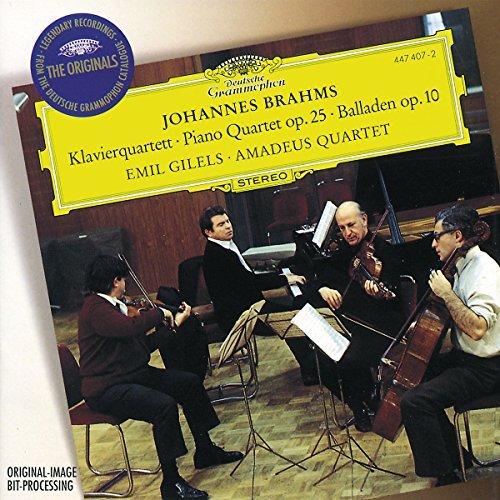 Gilels/Amadeus Quartet/Piano Quartet/Ballades Op. 10@Gilels*emil (Pno)@Amadeus Qt