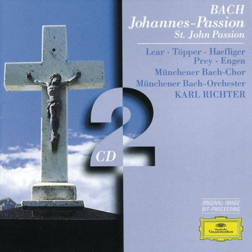 Richter Munich Bach Orch. & Ch St. John Passion Lear Topper Haefliger Prey + Richter Munich Bach Orch 