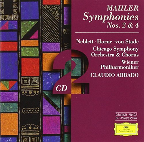 G. Mahler Symphonies 2 4 Neblett Horne Von Stade Abbado Various 