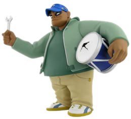 Toys/Gorillaz-Russell@White Series