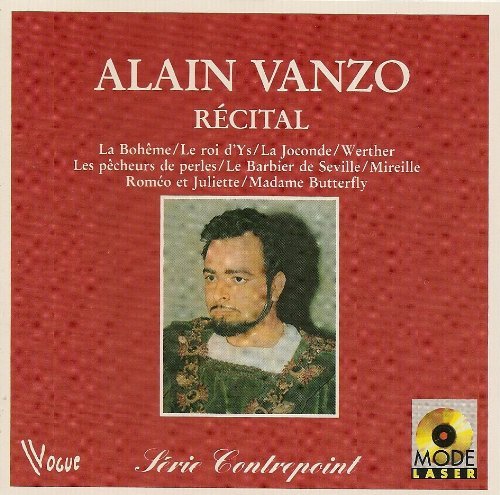 Puccini Lalo Ponchielli Massenet Gounod Alain Vanzo Recital 