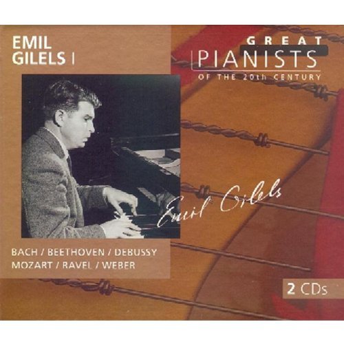 Emil Gilels Plays Bach Busoni Beethoven De Gilels (pno) Great Pianists Series 
