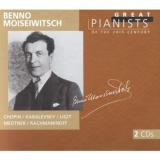 Benno Moiseiwitsch Plays Chopin Kabalevsky Liszt Moiseiwitsch (pno) Great Pianists Series 